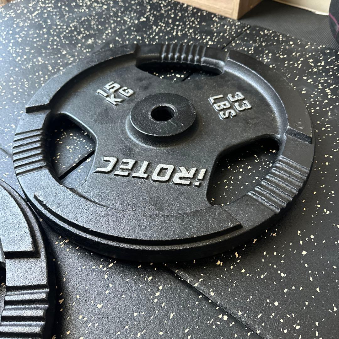 iROTEC 15 KG ダンベルプレート2枚セット
