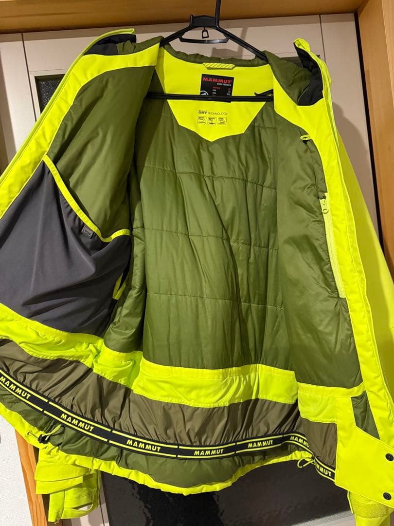 MAMMUT イエロー スキー スノーボード ウェア 2XL マムート