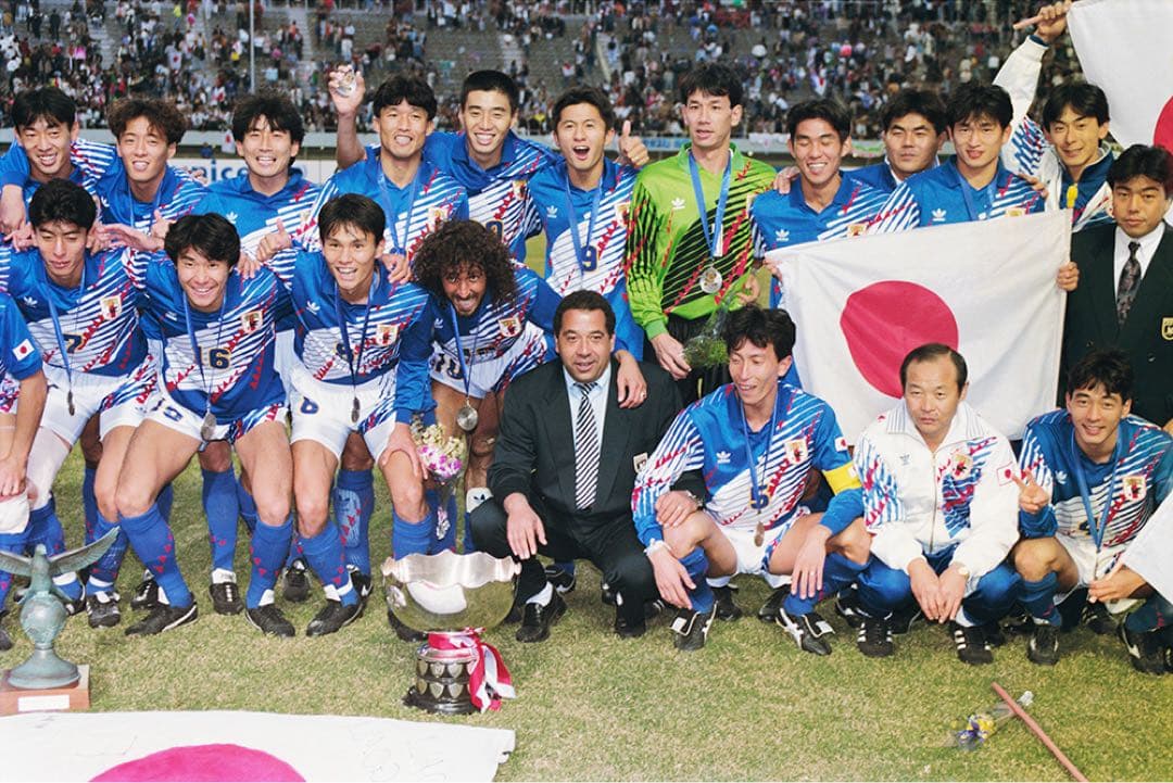 か*ー様 日本代表 ユニフォーム 1992 アジアカップ優勝　三浦知良 未使用