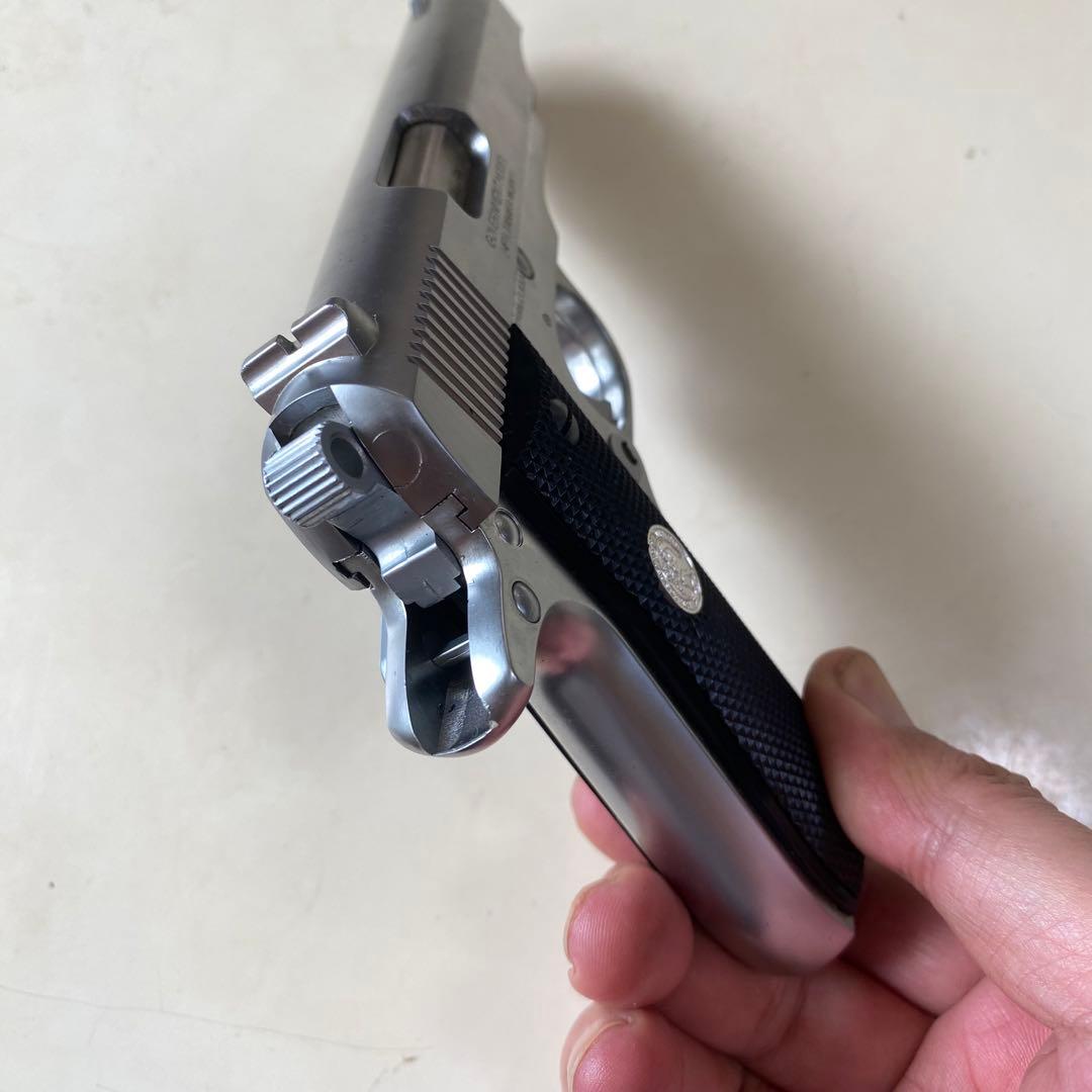 タナカワークス  コルト　380オートステンレスモデル　ブローバック　ガスガン