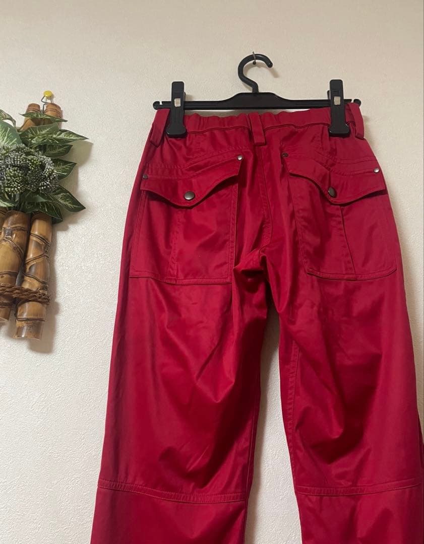 パーリーゲイツ　ゴルフ　パンツ　レッド　0 美品