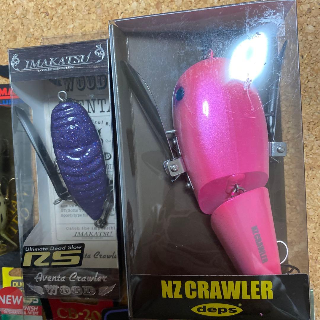アベンアクローラーRSなど未使用ストックルアーまとめ売りバス釣り引退