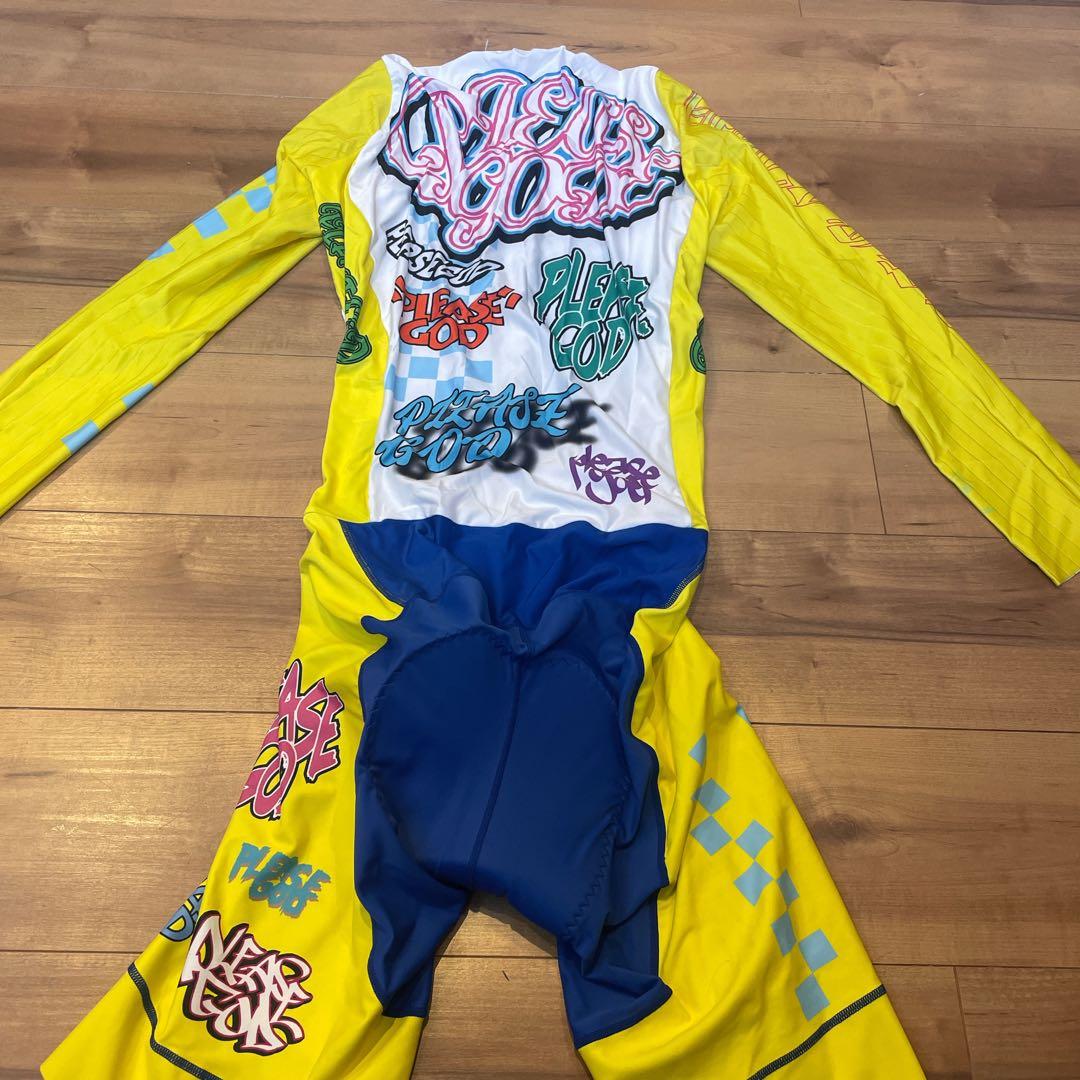 極美品②‼️‼️オシャレなレア　サイクルワンピースジャージ