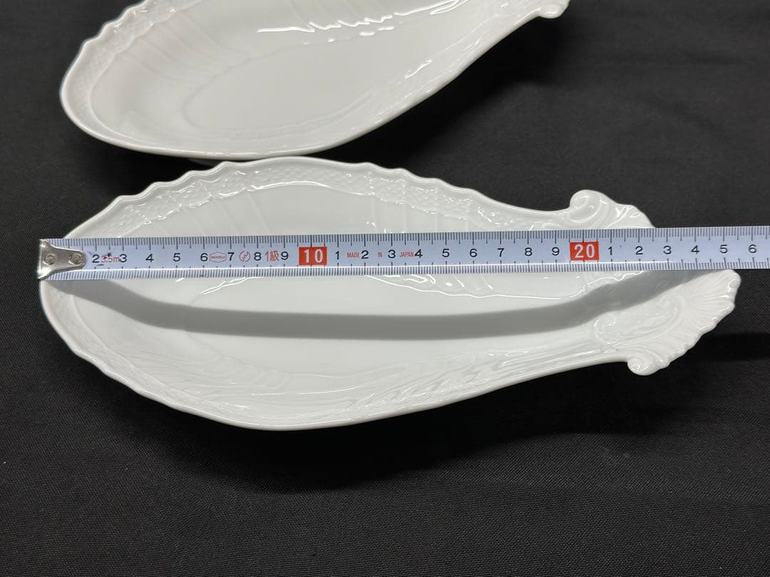 【USED美品】Richard Ginori ベッキオホワイト　ピクルス　3P