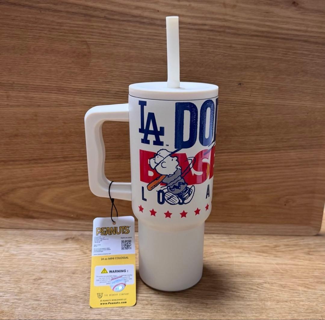 MLB X PEANUTS スヌーピー ドジャース タンブラー　米国購入　新品