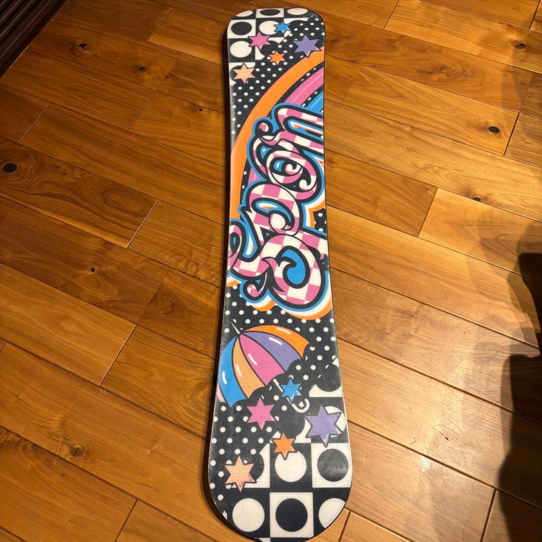 SPOON スノーボード 140cm キャンバー レディース 可愛いデザイン