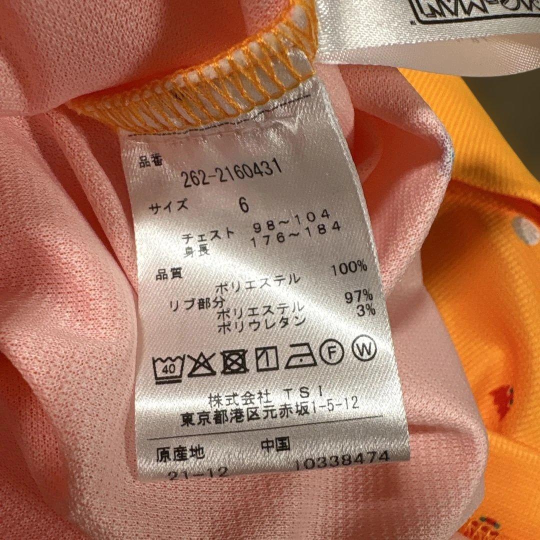 JACK BUNNY！！ バンダイ　pacmanコラボ オレンジ ポロシャツ
