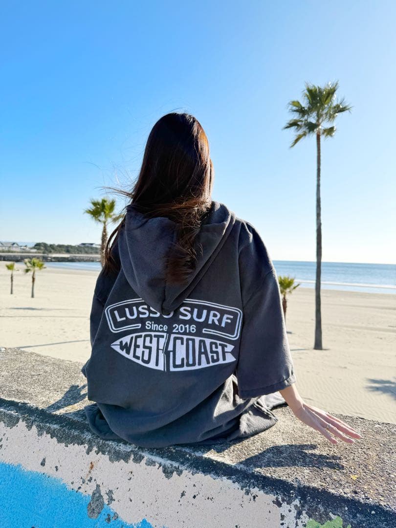 送料込み　LUSSO SURF お着替えポンチョ　グレー⭐︎送料込み