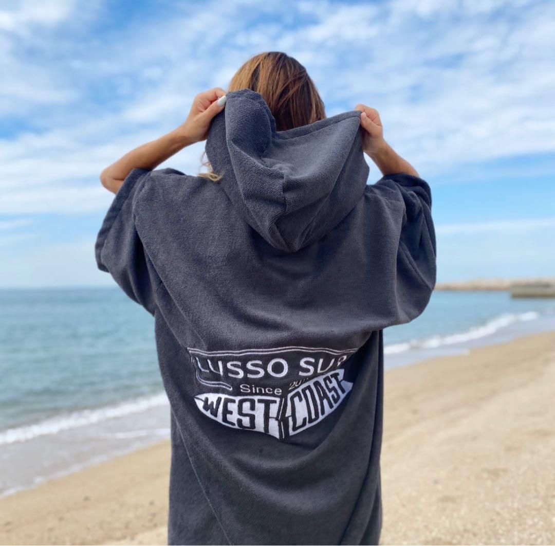 送料込み　LUSSO SURF お着替えポンチョ　グレー⭐︎送料込み