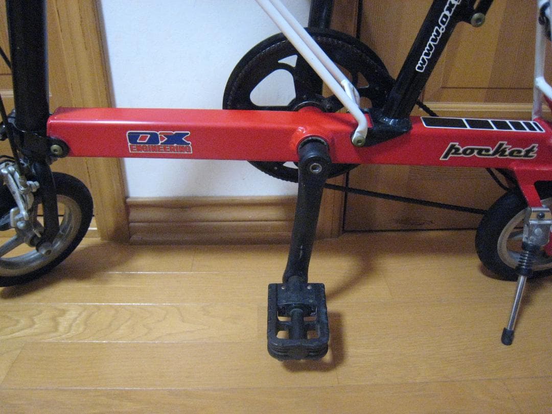 【ジャンク】８インチ折りたたみ自転車　OXエンジニアリング　ポケット
