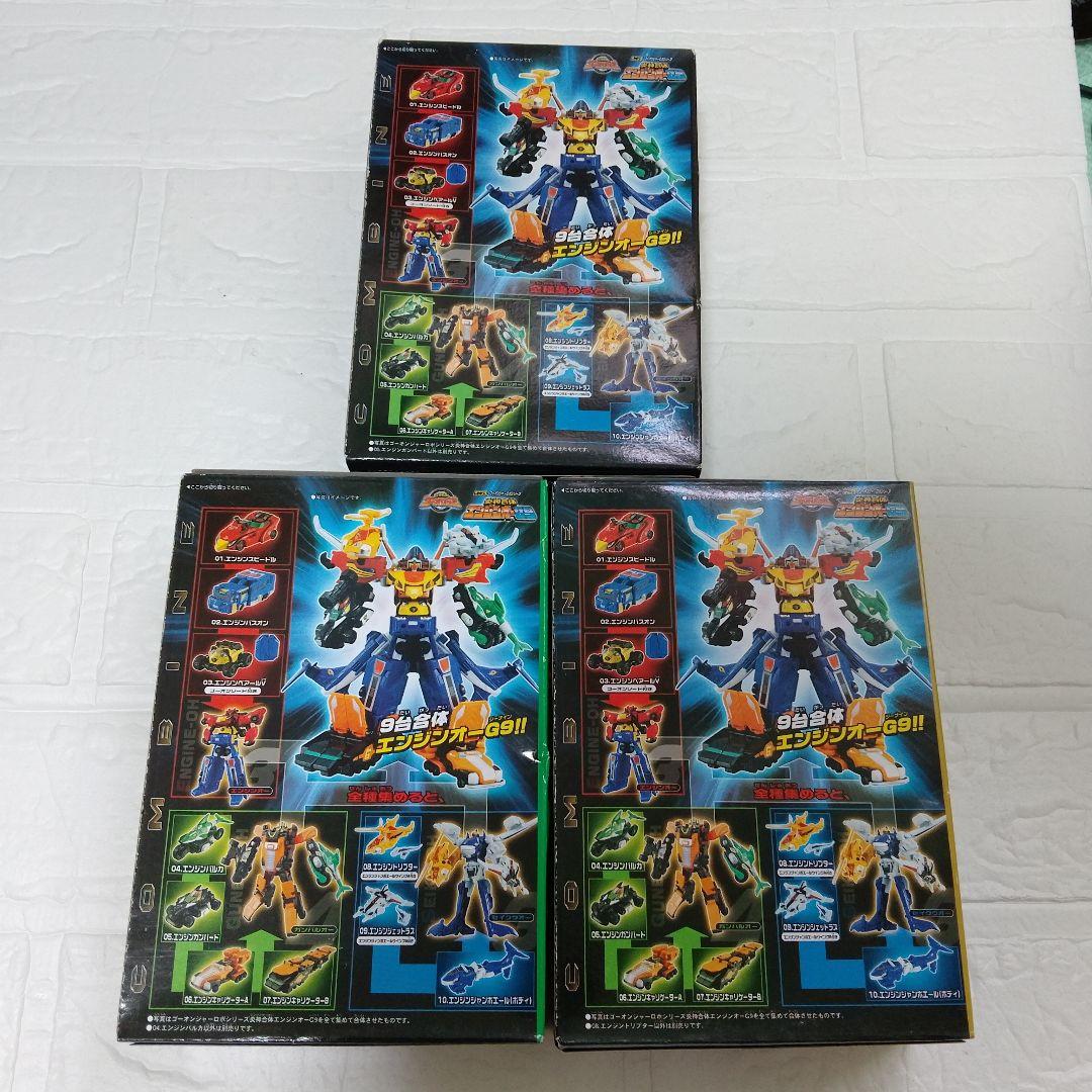 超希少　ミニプラ　炎神戦隊　ゴーオンジャー　サンプル品　3箱　エンジンオー