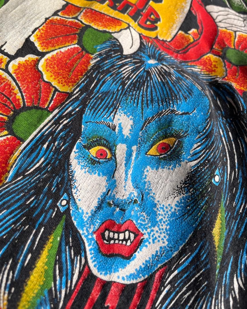 90's \" OZZY OSBORNE \" タトゥー総柄 バンド Tシャツ