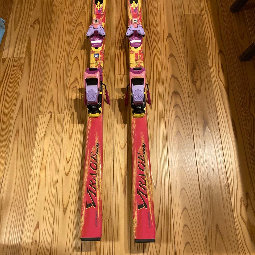 ROSSIGNOL スキー板 ピンク/イエロー