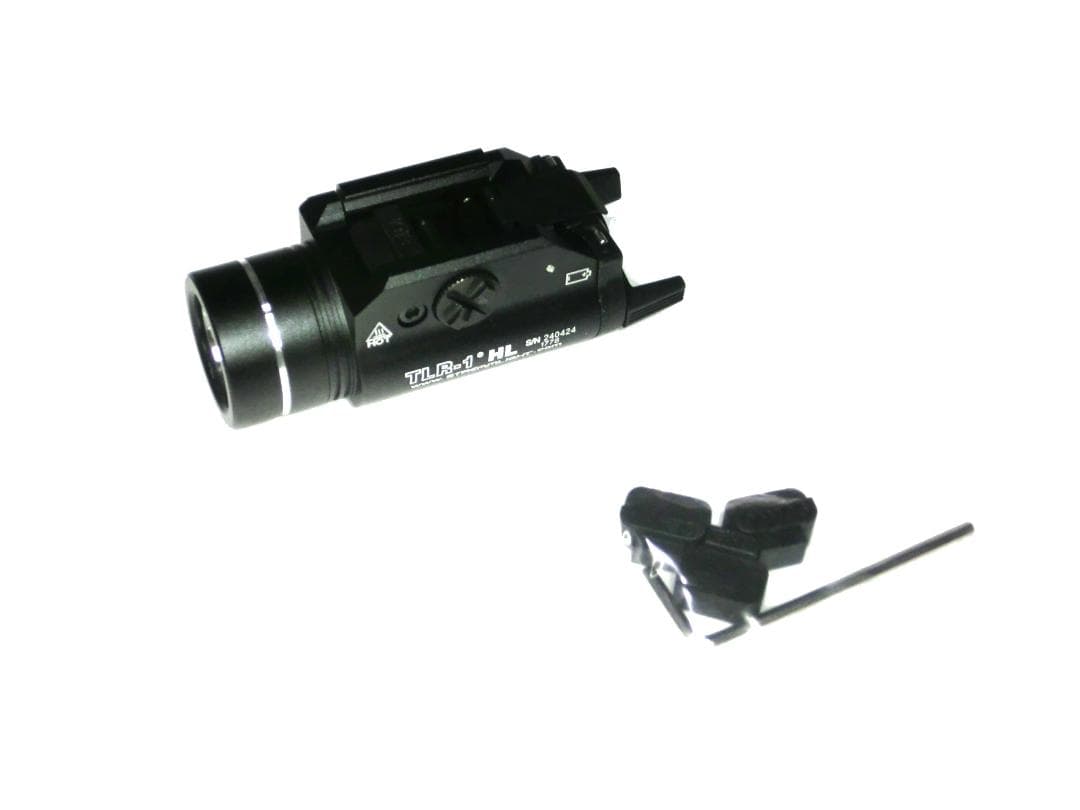 TLR-1型ウェポンライトLEDピストルライト黒ハンドガンライト新品ストロボ機能