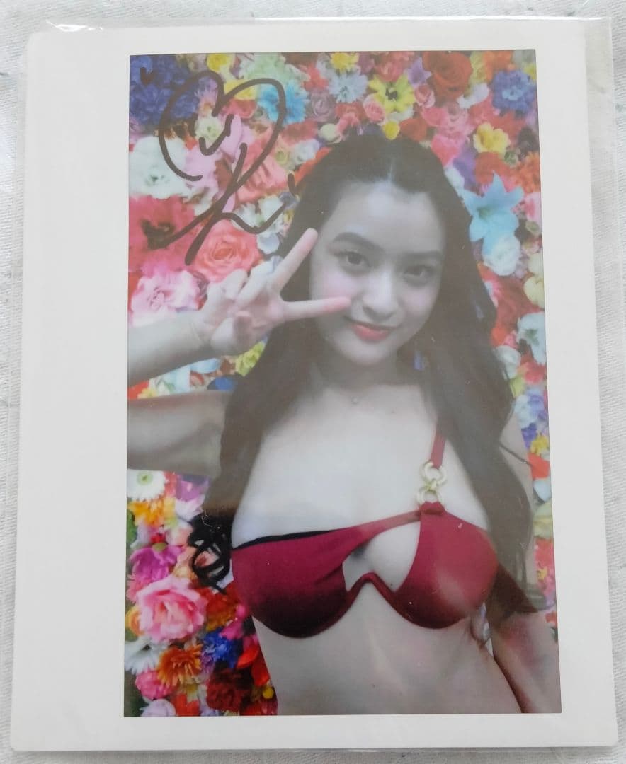 白石希望 (しらいしのぞみ) サイン ワイドチェキ 非売品 特典 希少品 レア