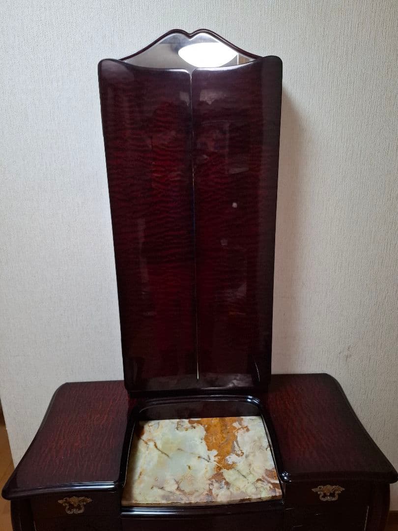 レトロ三面鏡　天板大理石 ➁『鏡部』※必ずセットでご購入ください