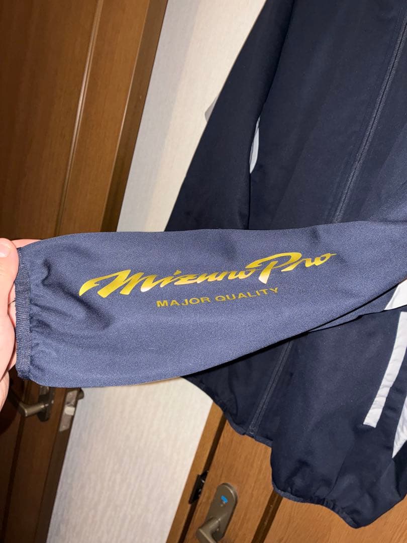 Mizuno ジャケット パンツ セット Oサイズ ネイビー