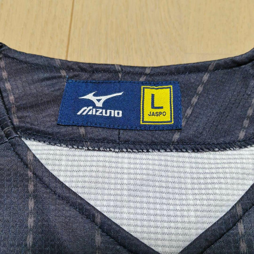 侍ジャパン 無地背番号なし ビジター 刺繍ユニフォーム ハイクオリティ L