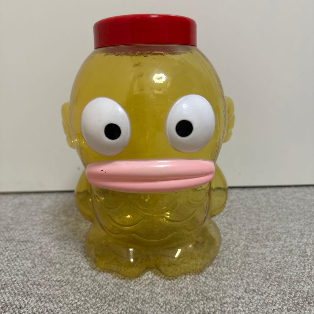 ハンギョドン クリアポット 半熟温泉　昭和60年頃　レトロ　サンリオ