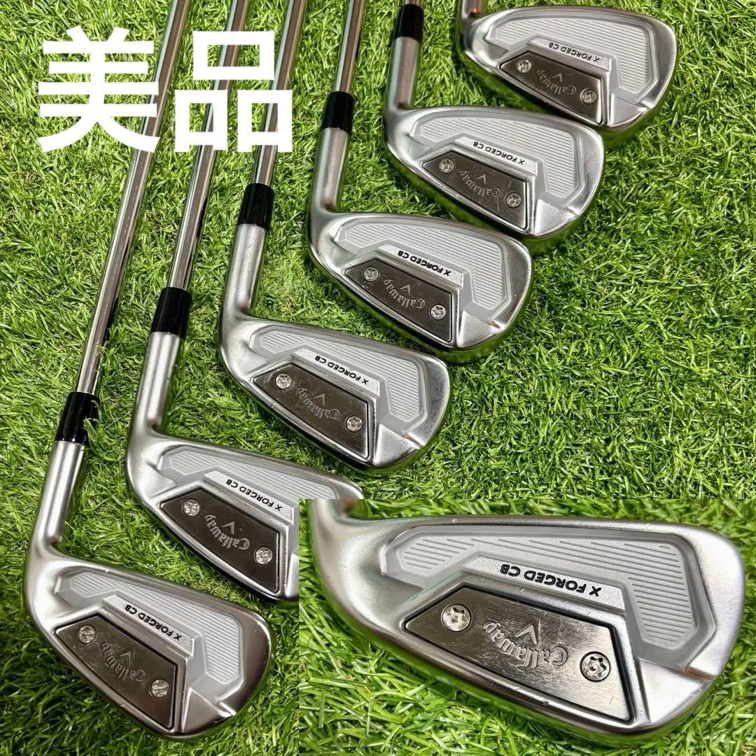 【美品】キャロウェイ X FORGED CB 2021 6本 アイアンセット