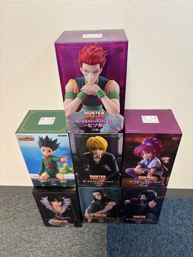 HUNTER×HUNTER ぬーどるストッパーフィギュア7体セット 未開封