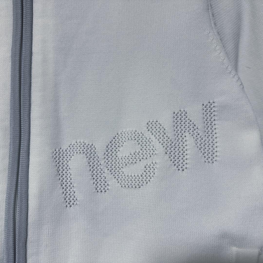 New Balance Golf ニューバランス ロゴ ジップパーカー 白 0