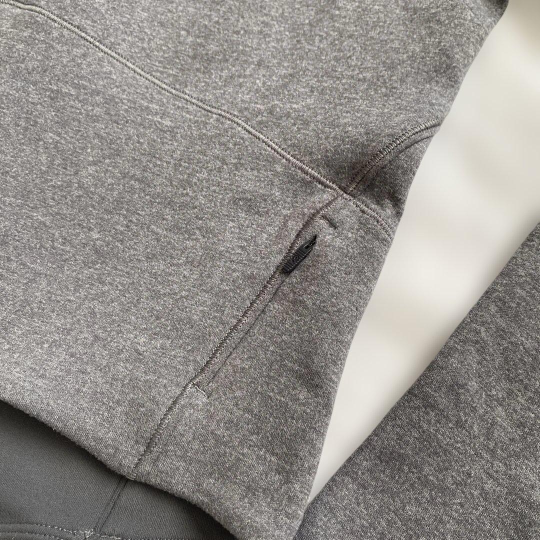 ルルレモン　lululemon グレー ハイネックジャケット サイドポケット付き