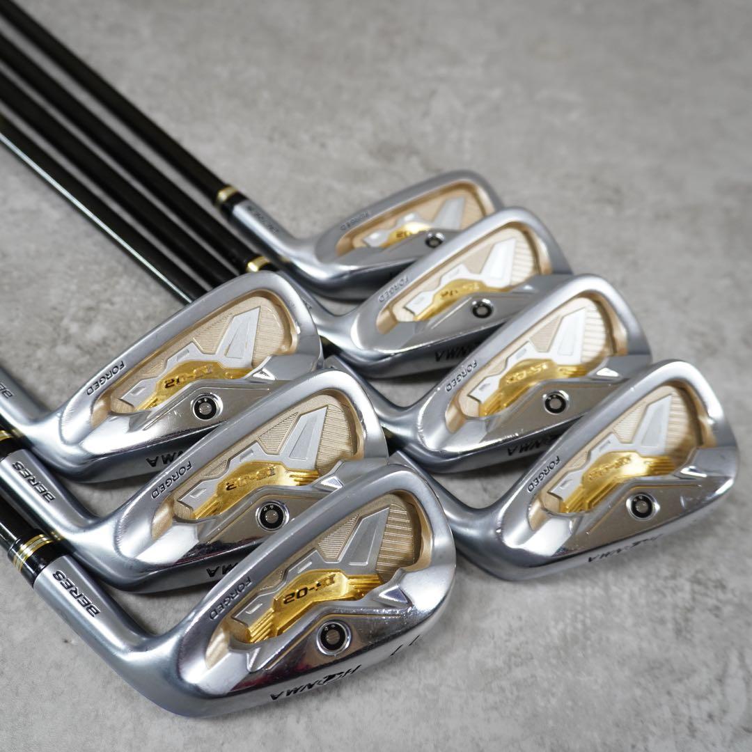【美品】HONMA BERES IS-02 星2 7本 フレックスR 金モグラ