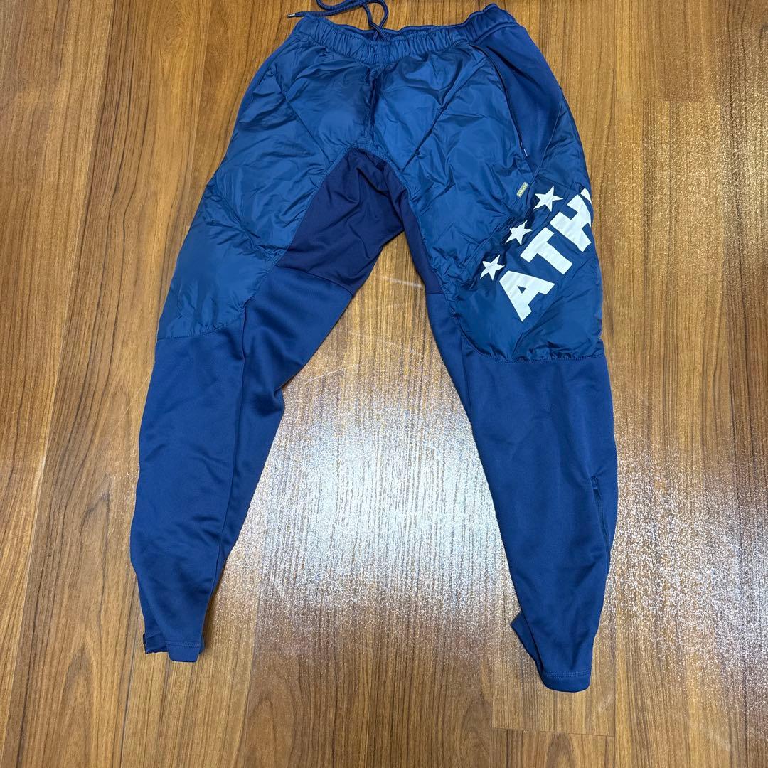 ATHLETA 中綿ウォームジャケット上下セット　ネイビーMサイズ