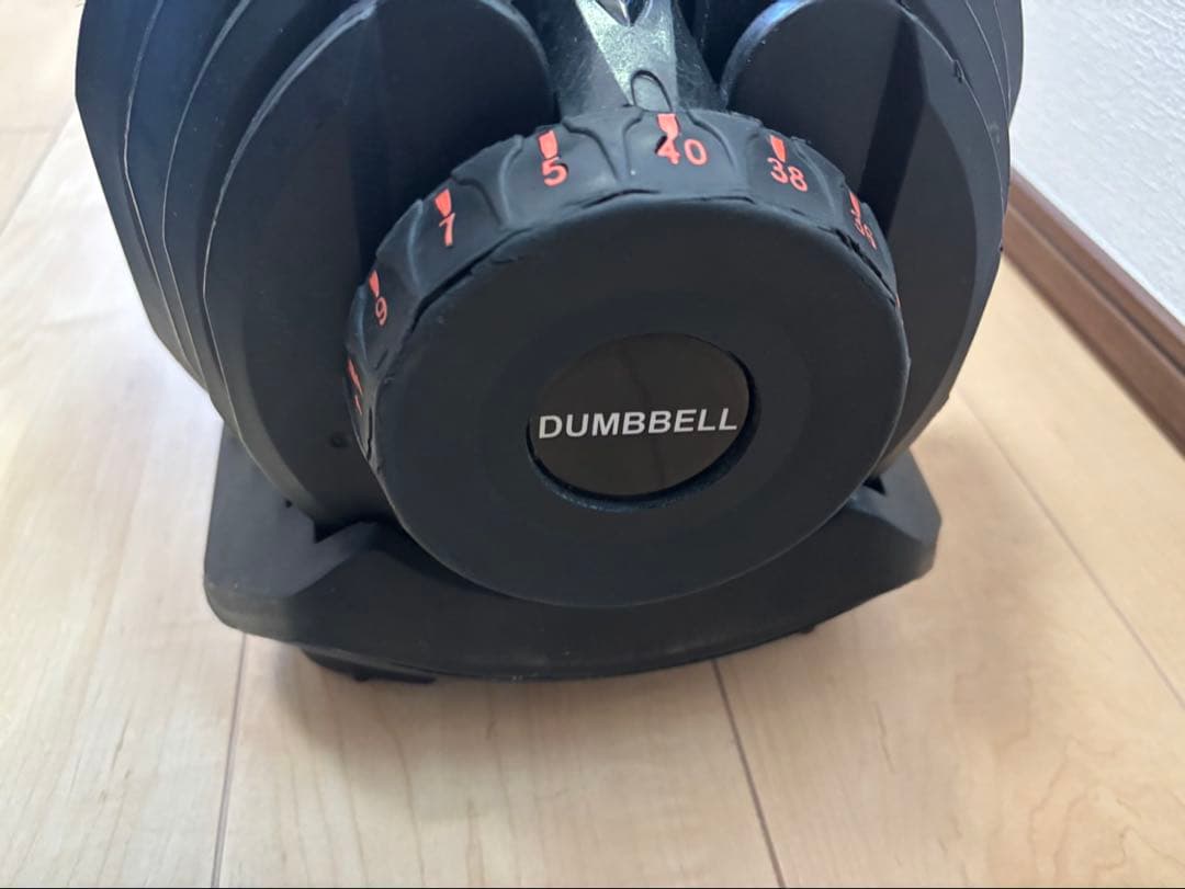 DUMBBELL 可変式ダンベル 40kg 筋トレ dumbbell ①