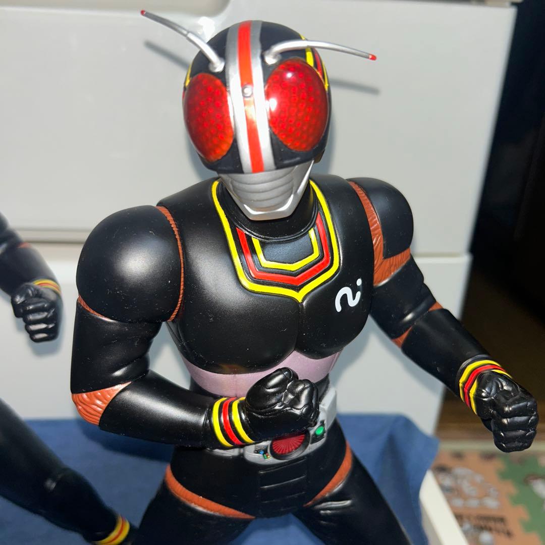 仮面ライダーブラック　ビッグ　ソフビフィギュア　2体