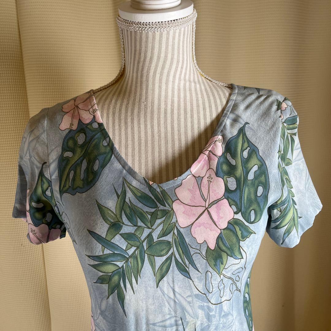 花柄　ムームー　HAWAIIAN MOOM