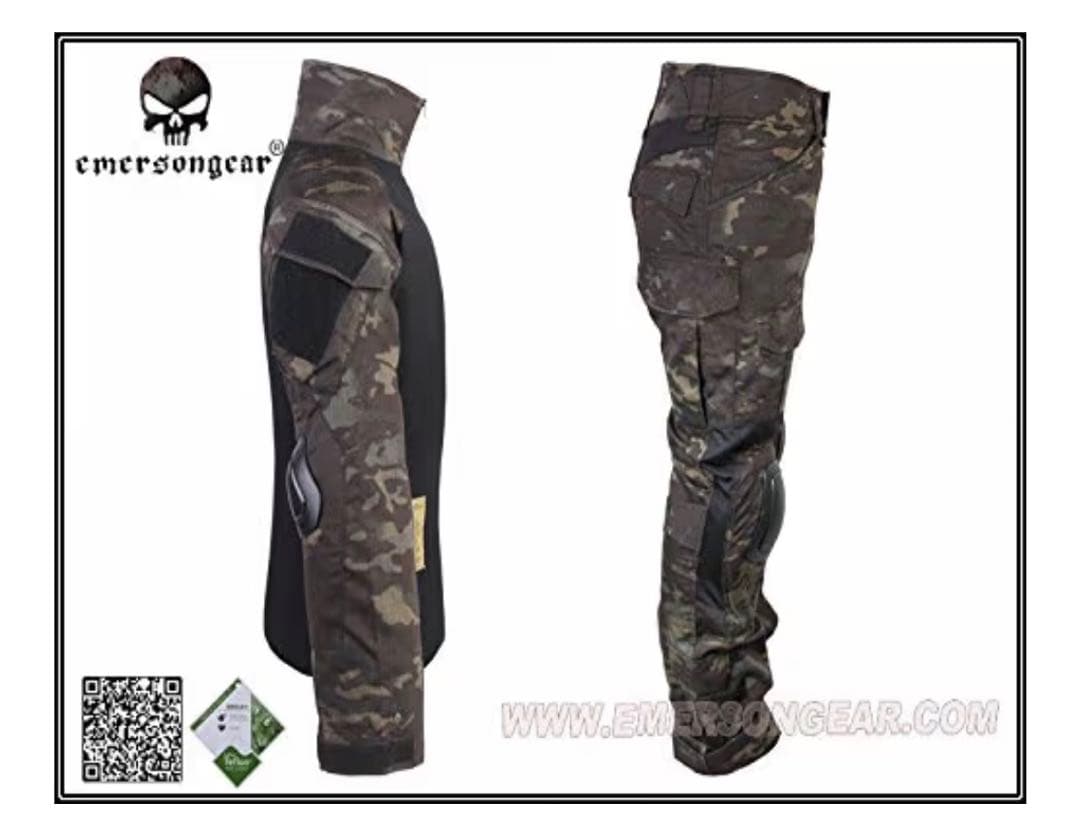 emersongear エマーソンギア　迷彩戦闘服 肘パッド付き