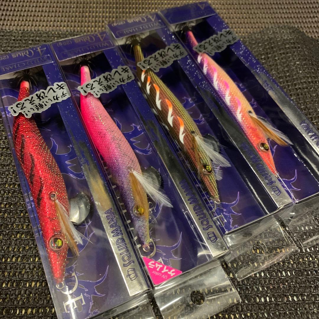 スクイッドマニア　ワイルドチェイス・ナイトシェード 4.0plus 4.0号4本