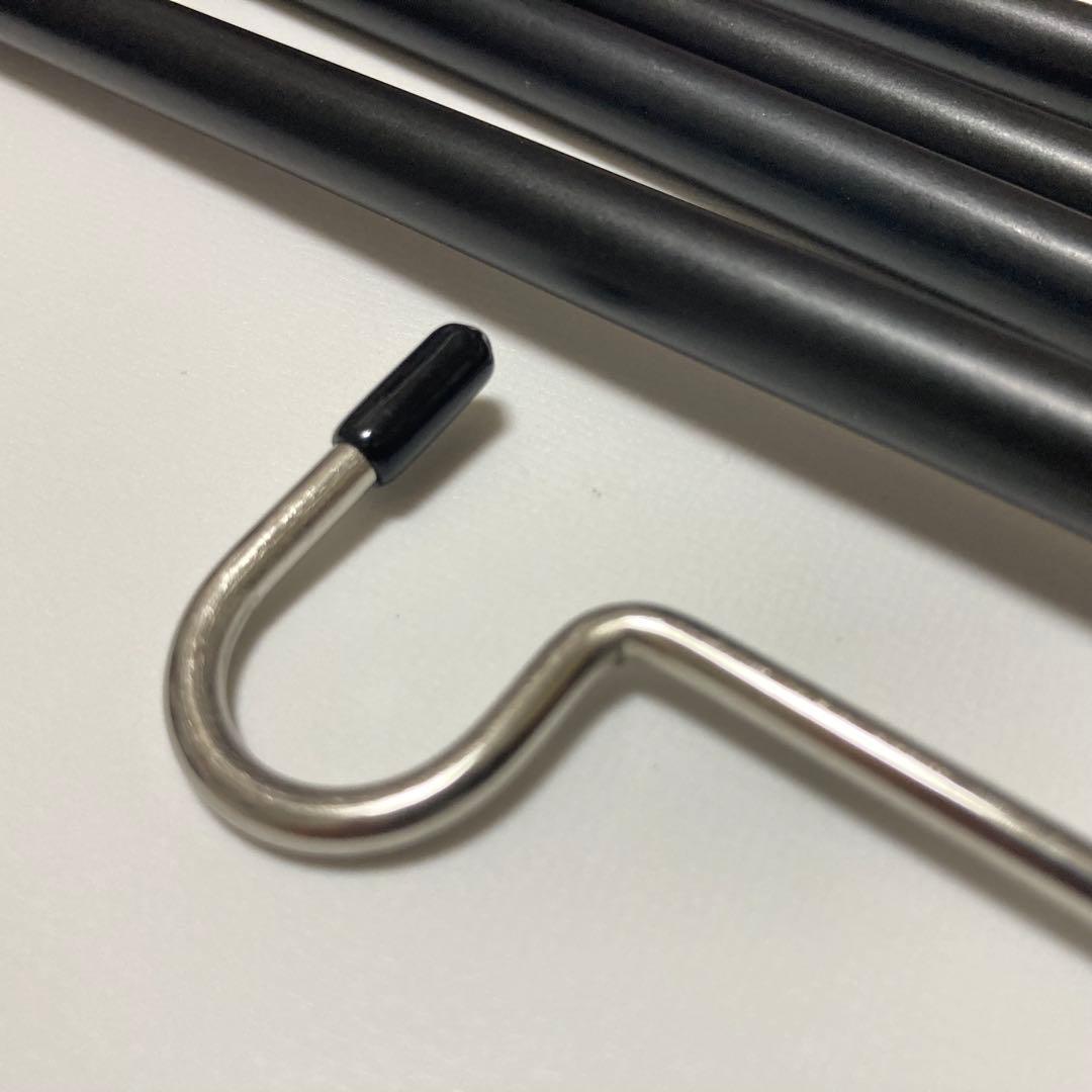 （新品未使用）EDGE STAND エッジスタンド 追加ポール ペグ 黒 セット