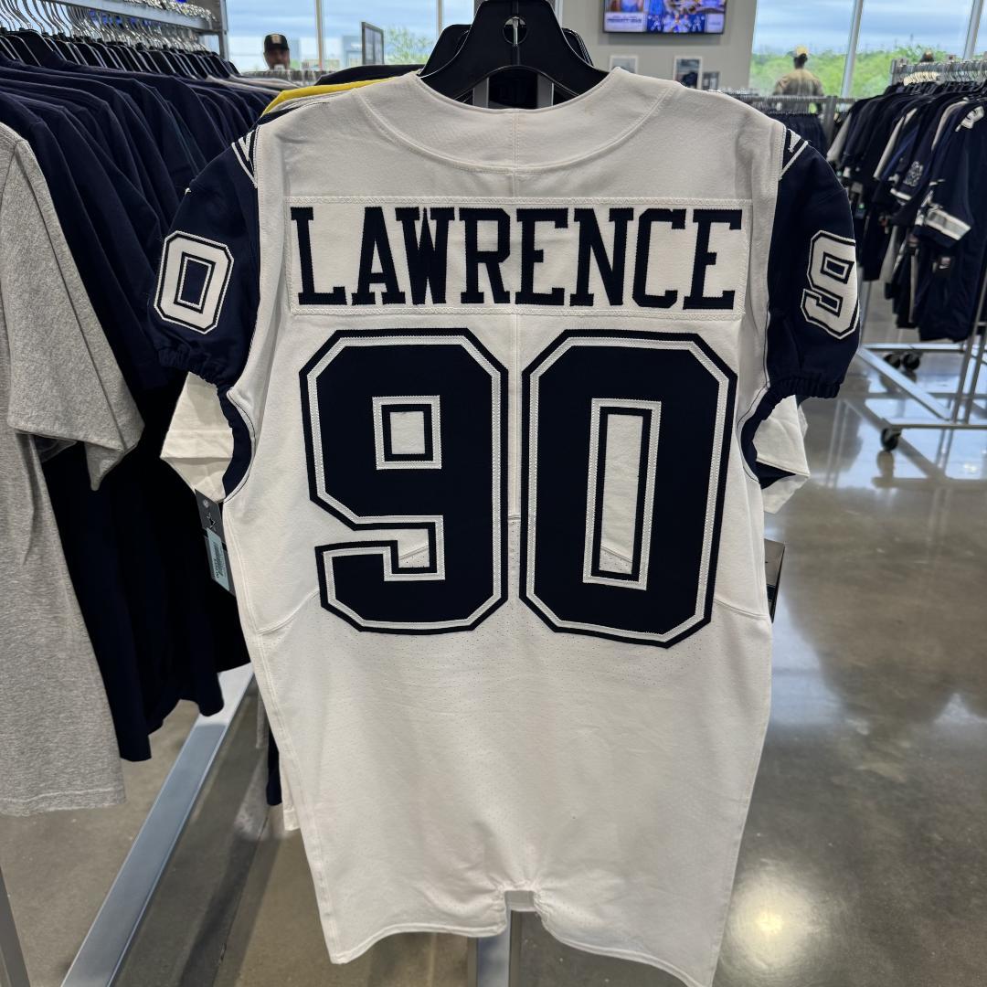 NFL カウボーイズ LAWRENCE 90 ゲームジャージ 白 44