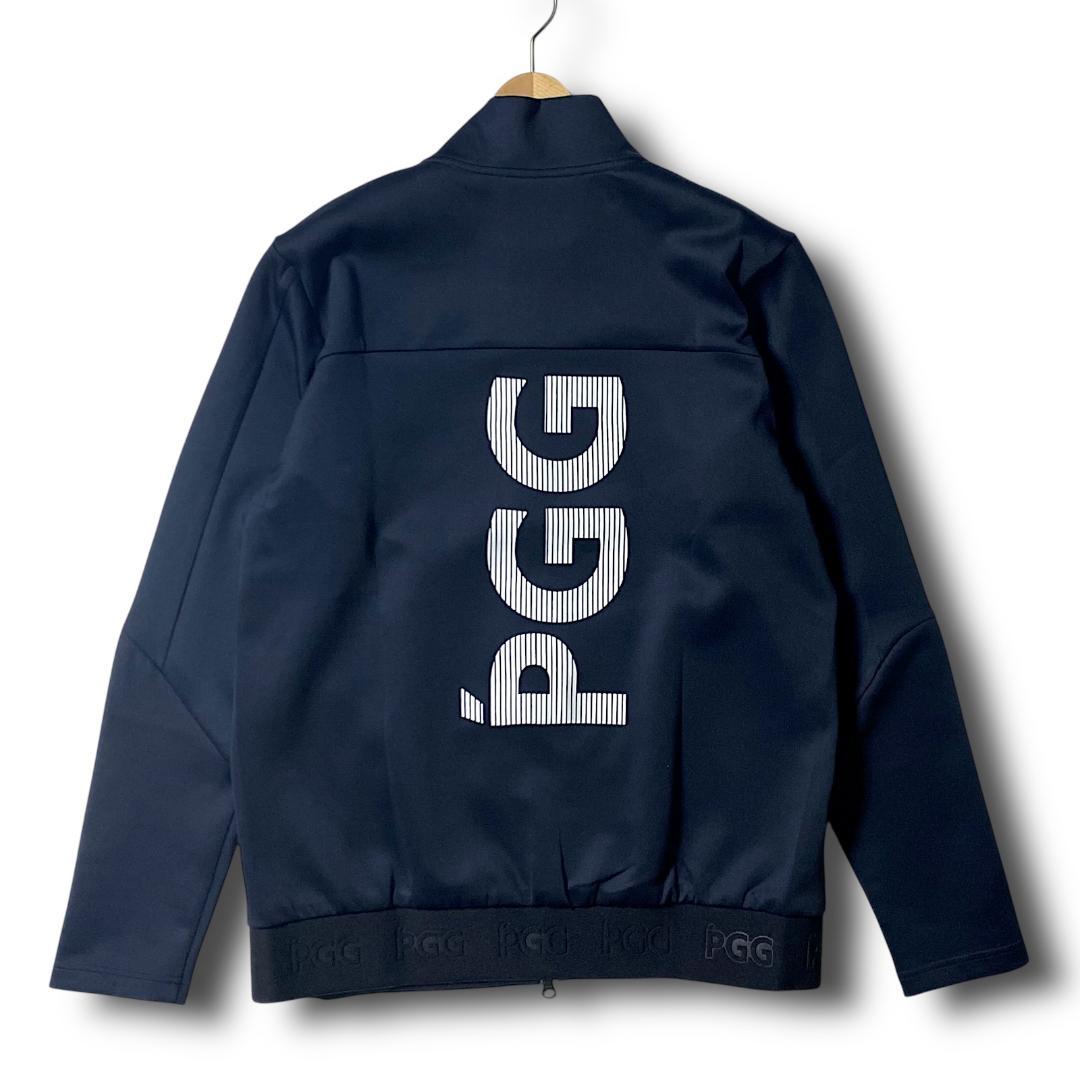 5 PGG パーリーゲイツ 定3.7万 ビッグロゴ ダンボールニット ジャケット