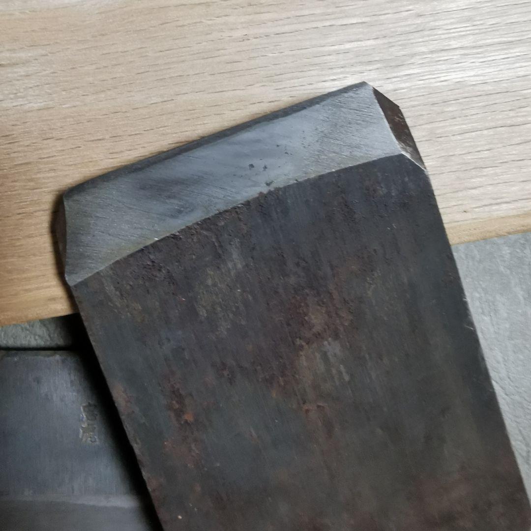 会津　重延　寸六　台付鉋　中古　ref 155