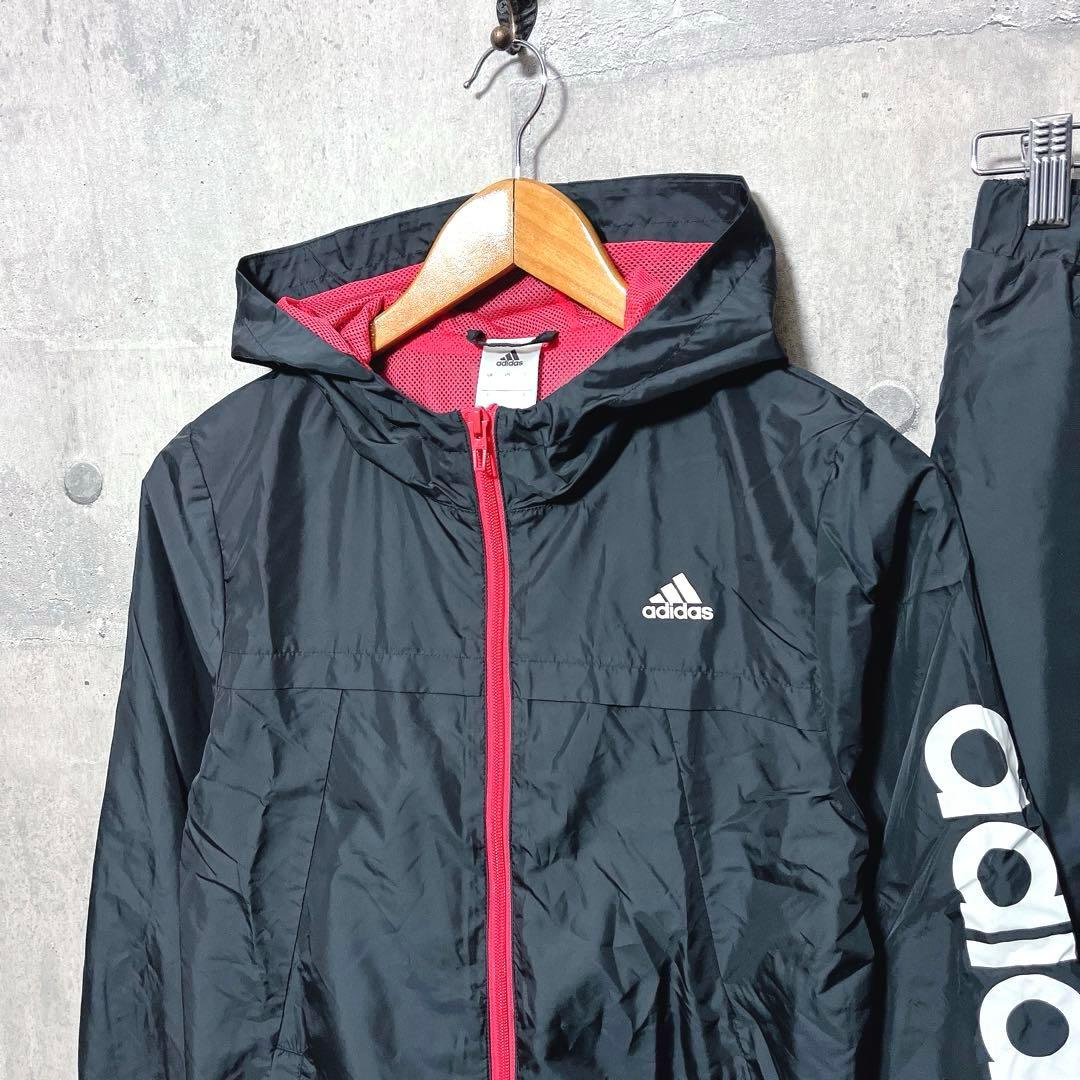 adidas アディダス レディース ウインドブレーカー上下セット セットアップ