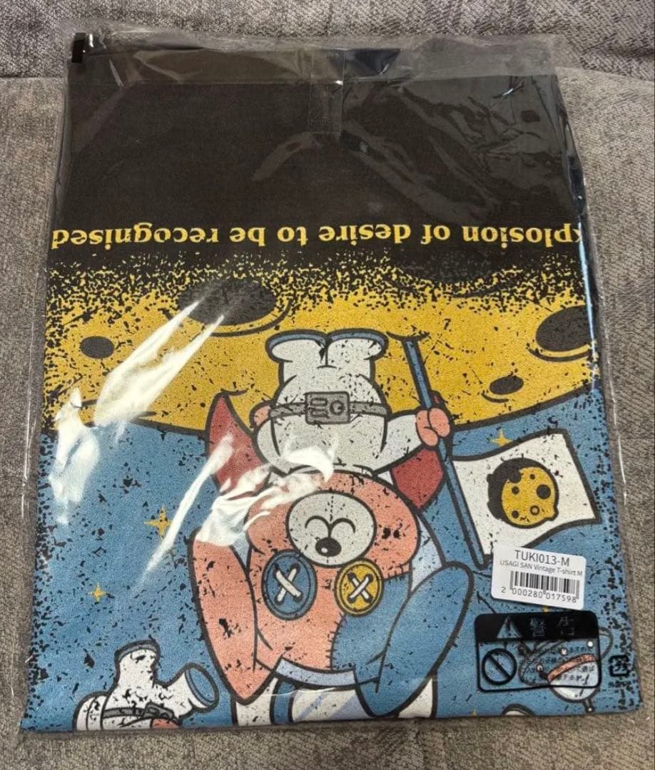 【新品】tuki.承認欲求爆発Zepp うさぎさんヴィンテージTシャツMサイズ②