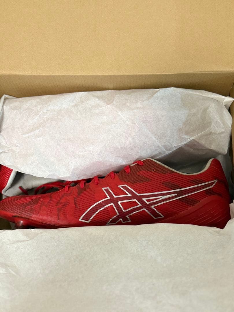 アシックス asics DS LIGHT ACROS 3 27.5 赤
