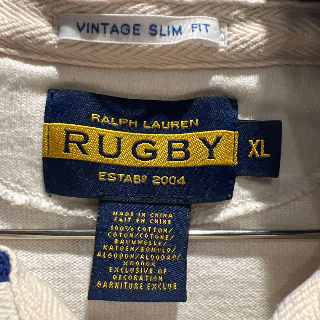 Archive \"POLO RalphLauren\" フード長袖ラガーシャツXL