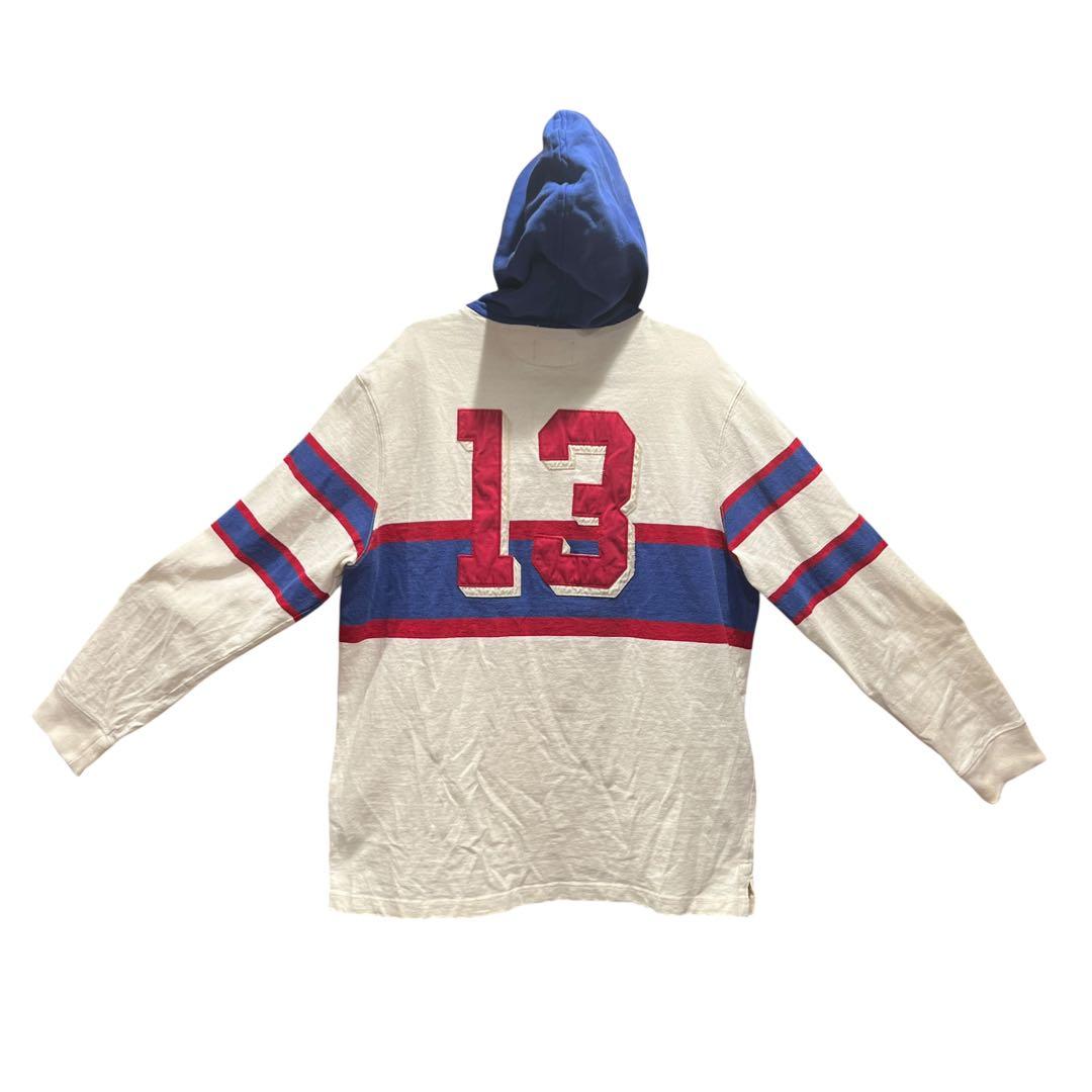 Archive \"POLO RalphLauren\" フード長袖ラガーシャツXL