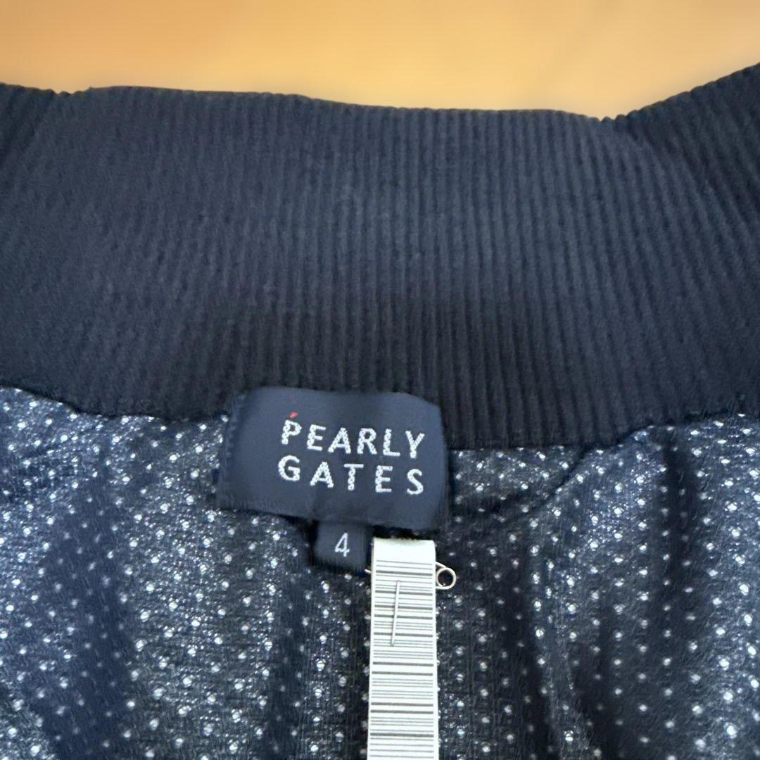 PEARLY GATES ニットジャケット サイズ4 ネイビー