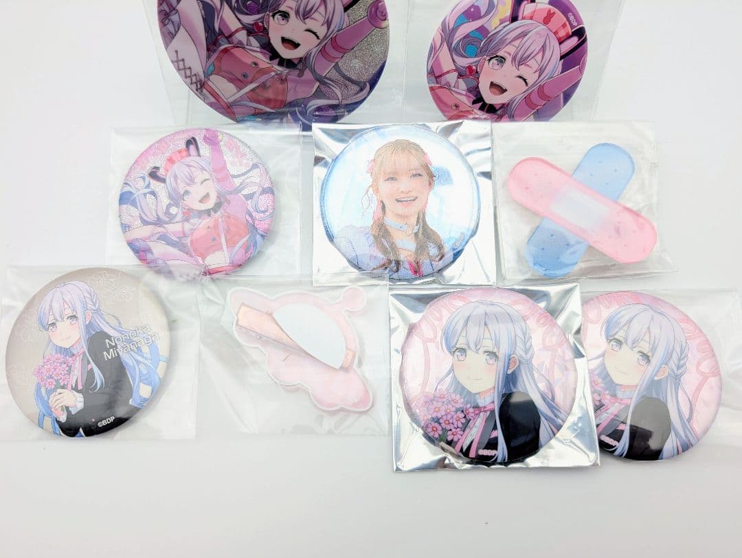 夢限大みゅーたいぷ 宮永ののか 缶バッジ＆クリップセット BanG Dream!