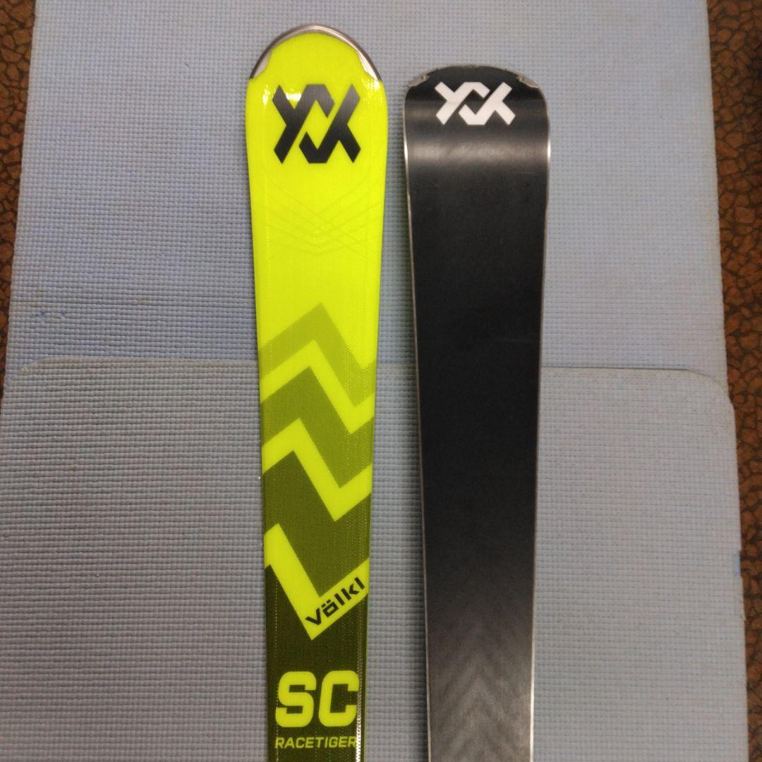 Völkl RACETIGER SC（黄）、165or158cm、金具付、未使用