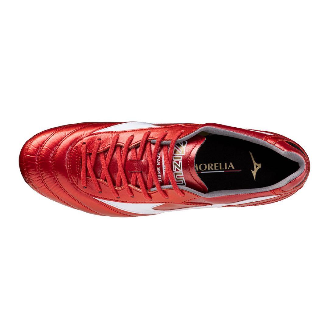 モレリア 2 ジャパン　Mizuno Morelia ルビーレッド×ホワイト