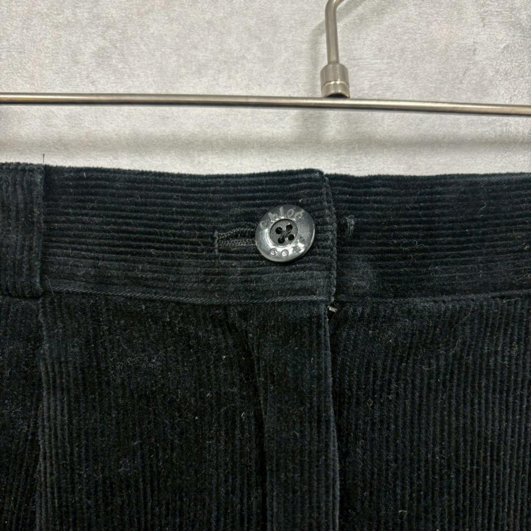 Chloe GOLF 刺繍入 コーデュロイパンツ クロエ ゴルフ N2435