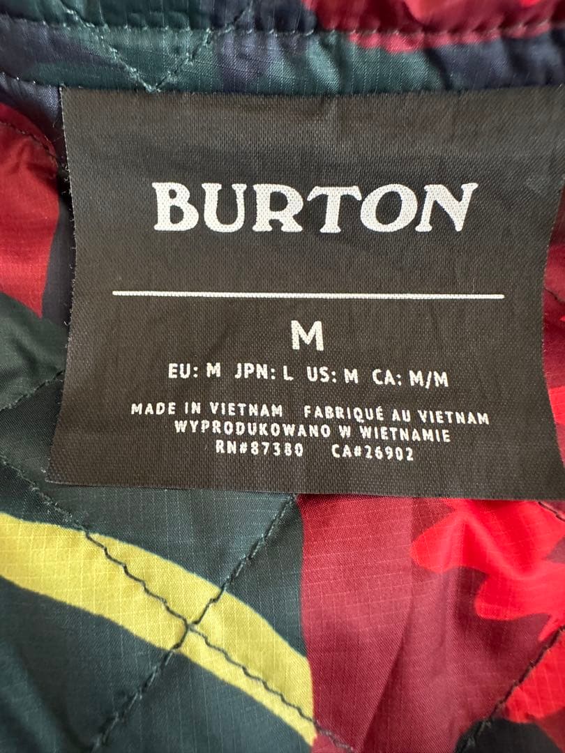 Burton ダークグリーン スノーウェア Mサイズ
