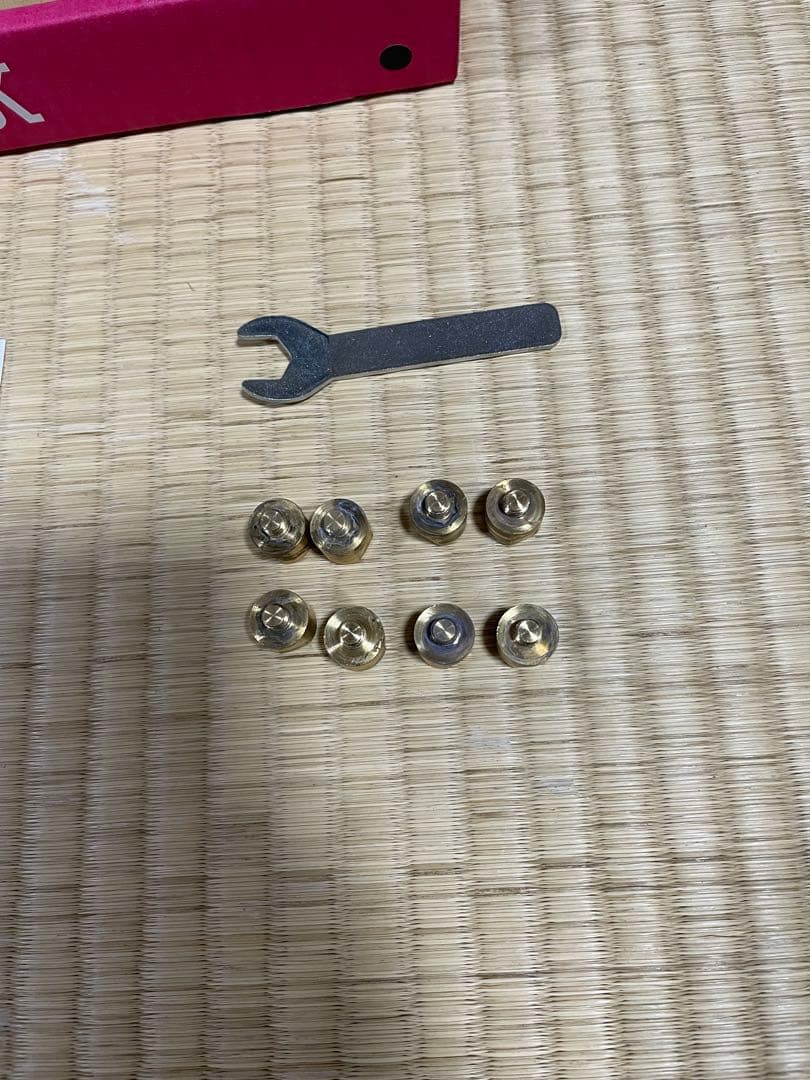 スノーボード用プレート ブラック ボルトセット